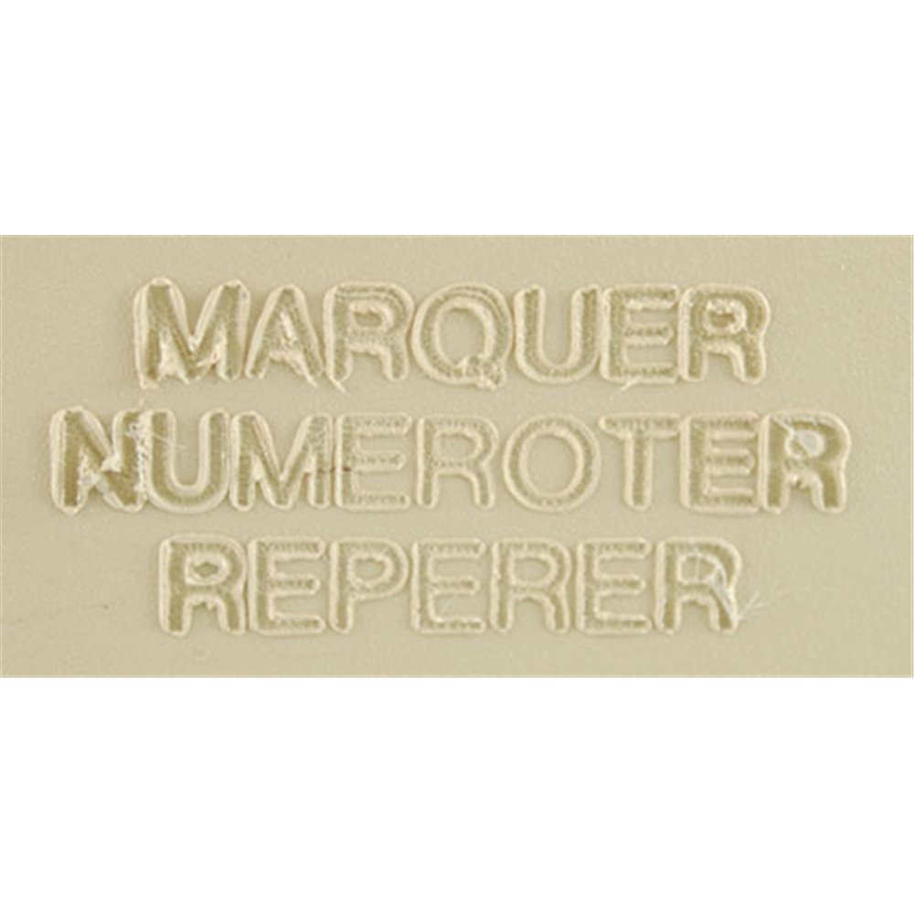 marqueur a chaud exemple de marquage definitif