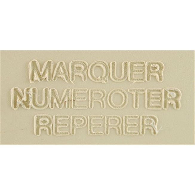 marqueur a chaud exemple de marquage definitif