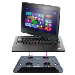 ancrage antivol pc portable au dessous du clavier