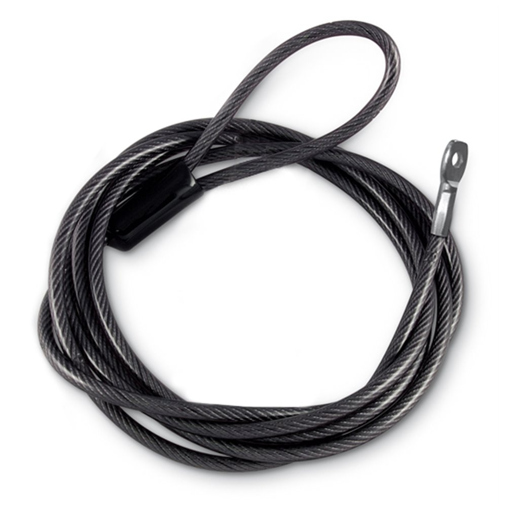 Antivol pc bureau acier eco: le câble acier 4,5 mm acier aéronautique systeme antivol acier eco le cable acier 4 5 mm acier aeronautique noir.