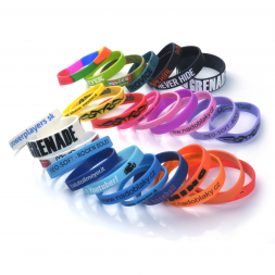 wristbands silicone numerous colors en