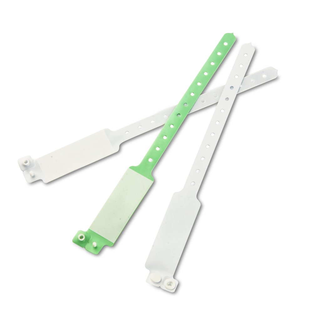 Adult hospital wristband adult hospital wristband white and green