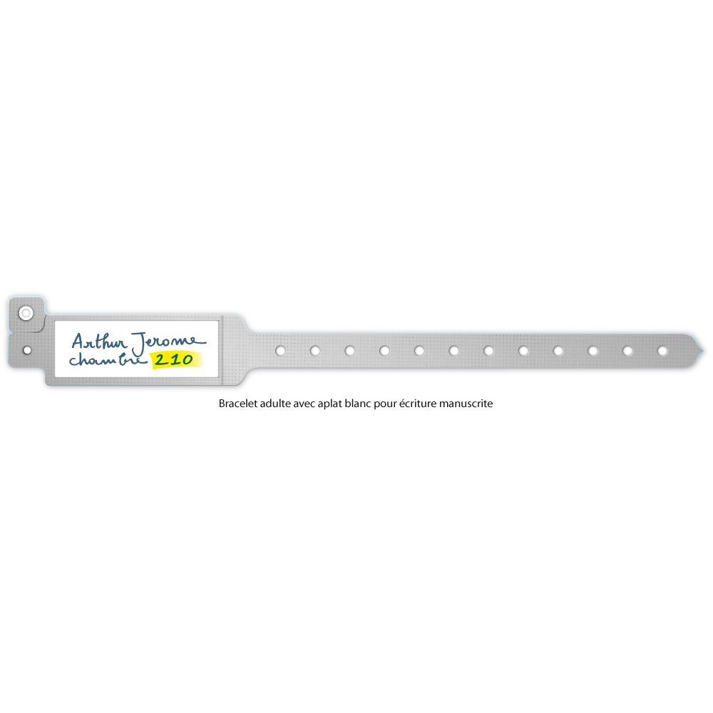 Pack bracelets d'identification sécurisés mortuaires vierges + marqueurs noirs bracelets d identification securises mortuaires vierges