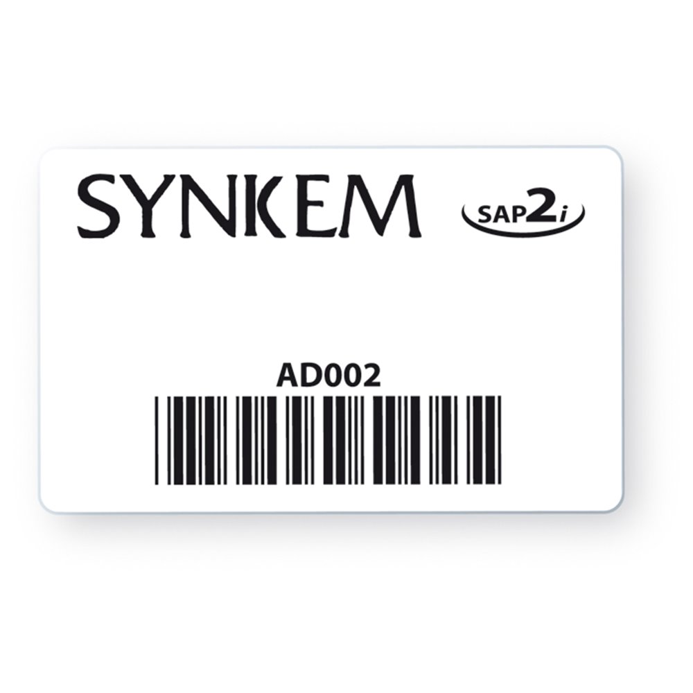75/100th Black PVC Customized Access Badge black pvc customized access badge
