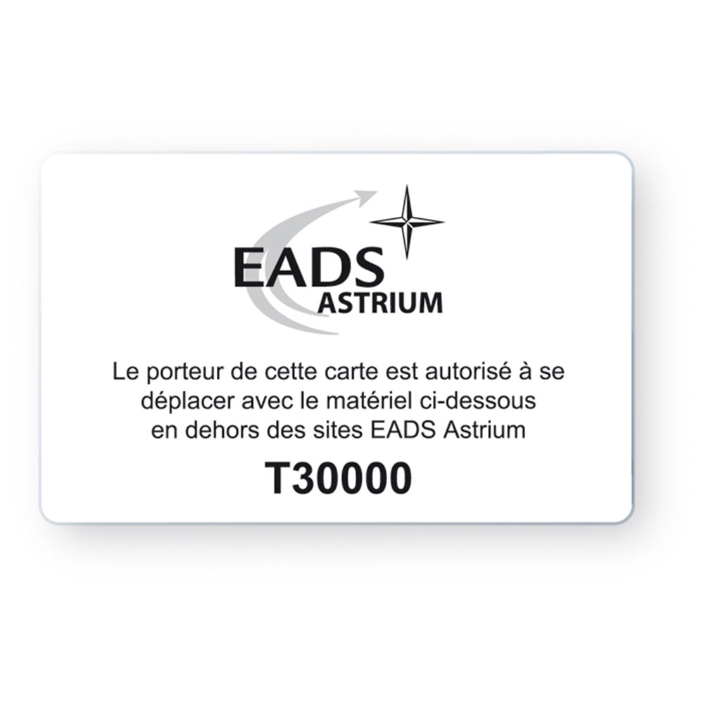 black pvc customized access badge with reference number en