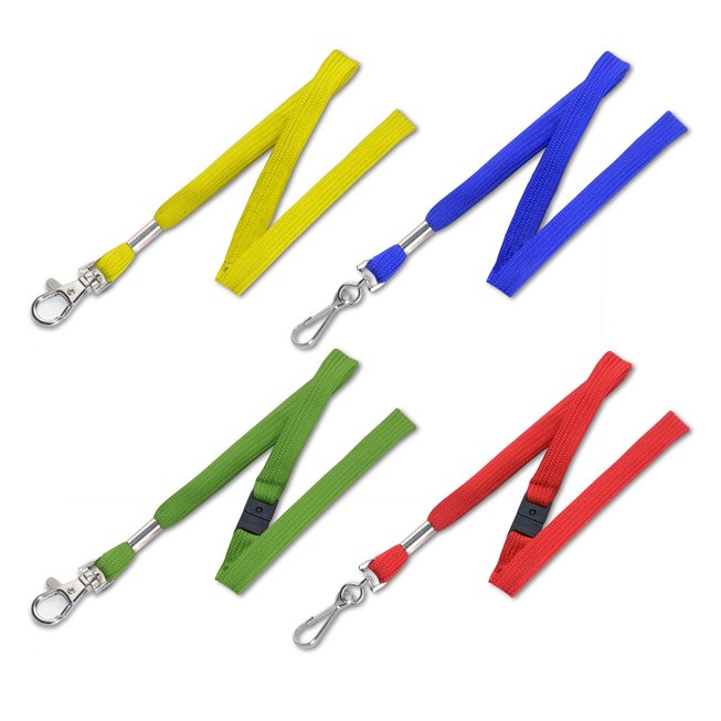 Plain Single-Color Neck Lanyard for Badge - Practical and Elegant Accessory