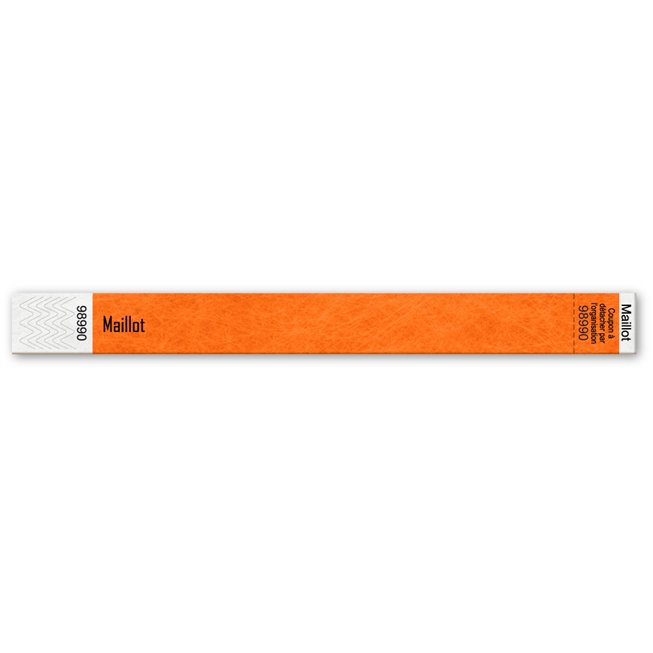 orange customized security wristband orange customized security wristband