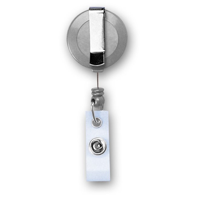 plastic solid color retractable reel for badge with clip en plastic solid color retractable reel for badge with clip en