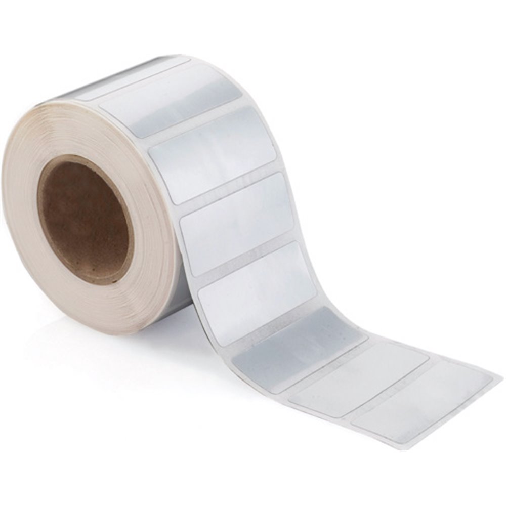 Etiquette polyester double-adhésif 3M vierge en rouleau TTh Etiquette polyester double-adhésif 3M vierge en rouleau TTh