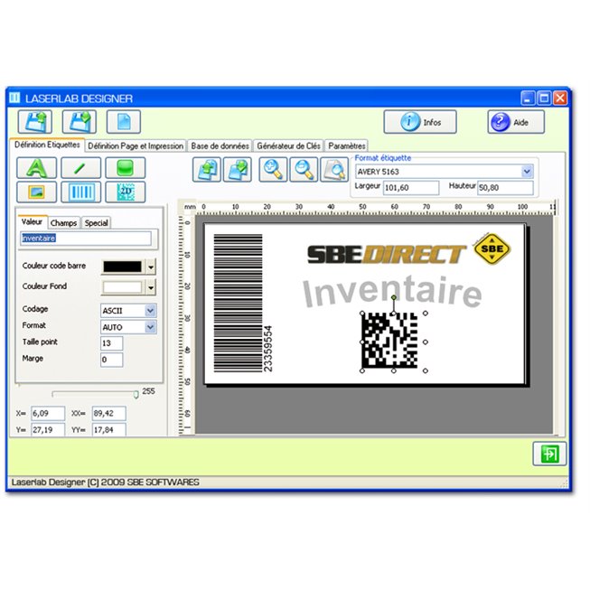 Logiciel Laserlab Designer Créez Vos étiquettes Facilement 7145