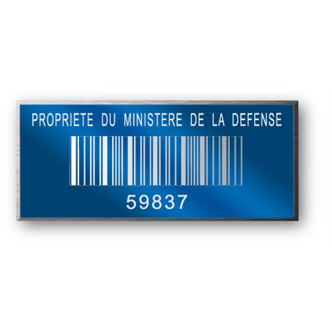 anodized laser engraving aluminium asset tag personnalised with barcode reference en anodized laser engraving aluminium asset tag personnalised with barcode reference en