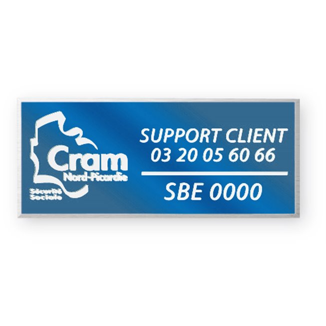 gravure pour support client sur plaque alumunium bleue gravure pour support client sur plaque alumunium bleue
