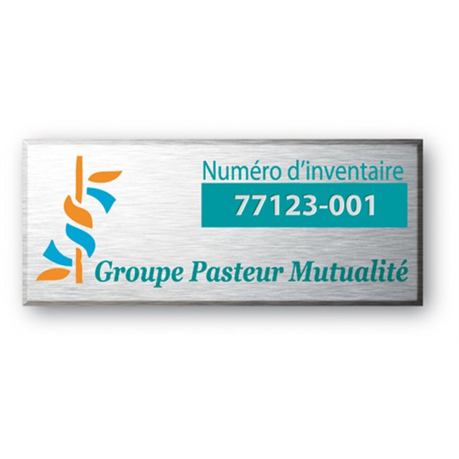 etiquette aluminium pour groupe pasteur mutualite