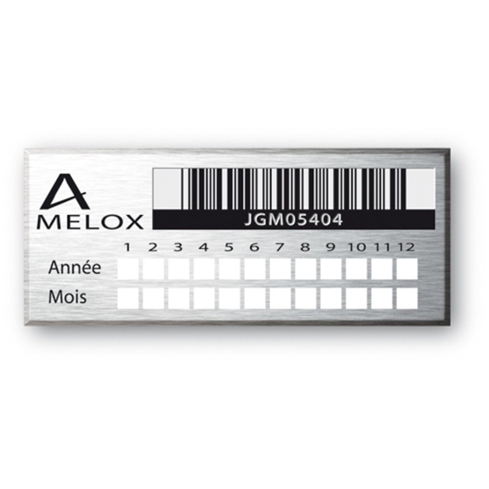 laser engraved aluminium asset tag with barcode en