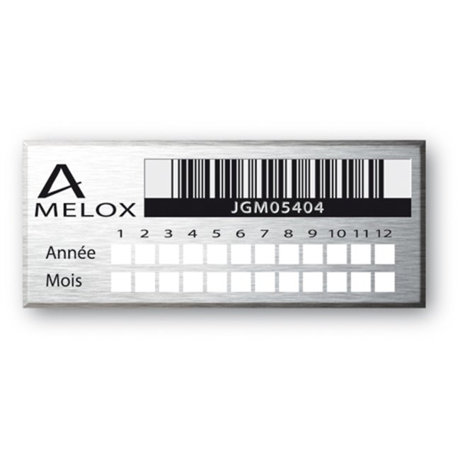 laser engraved aluminium asset tag with barcode en
