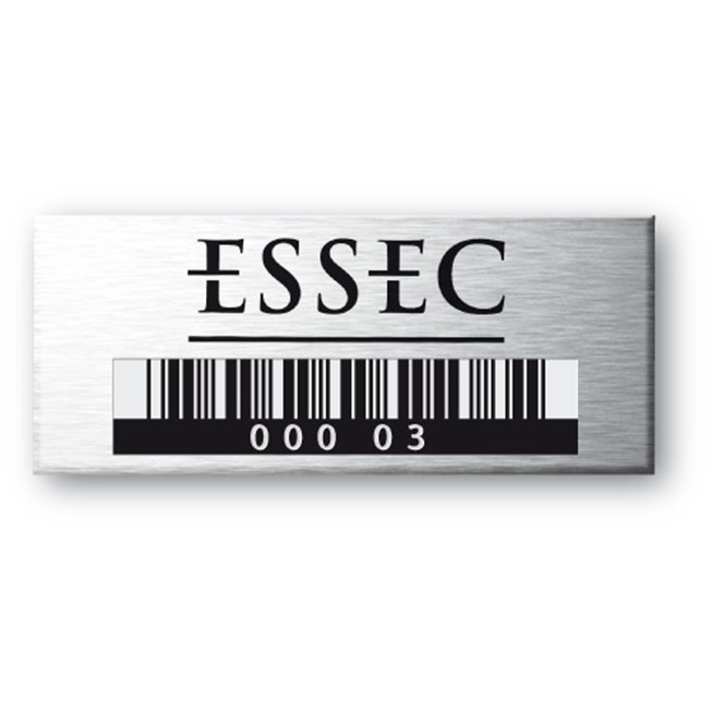 3m flexible aluminium asset tag anodized laser engraving for essec en 3m flexible aluminium asset tag anodized laser engraving for essec en