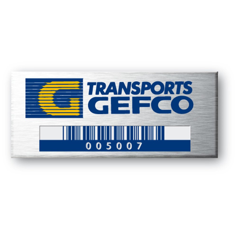 personnalised asset tag for transports gefco en