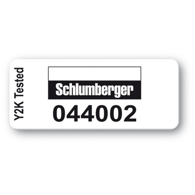 etiquette schlumberger impression noire reference
