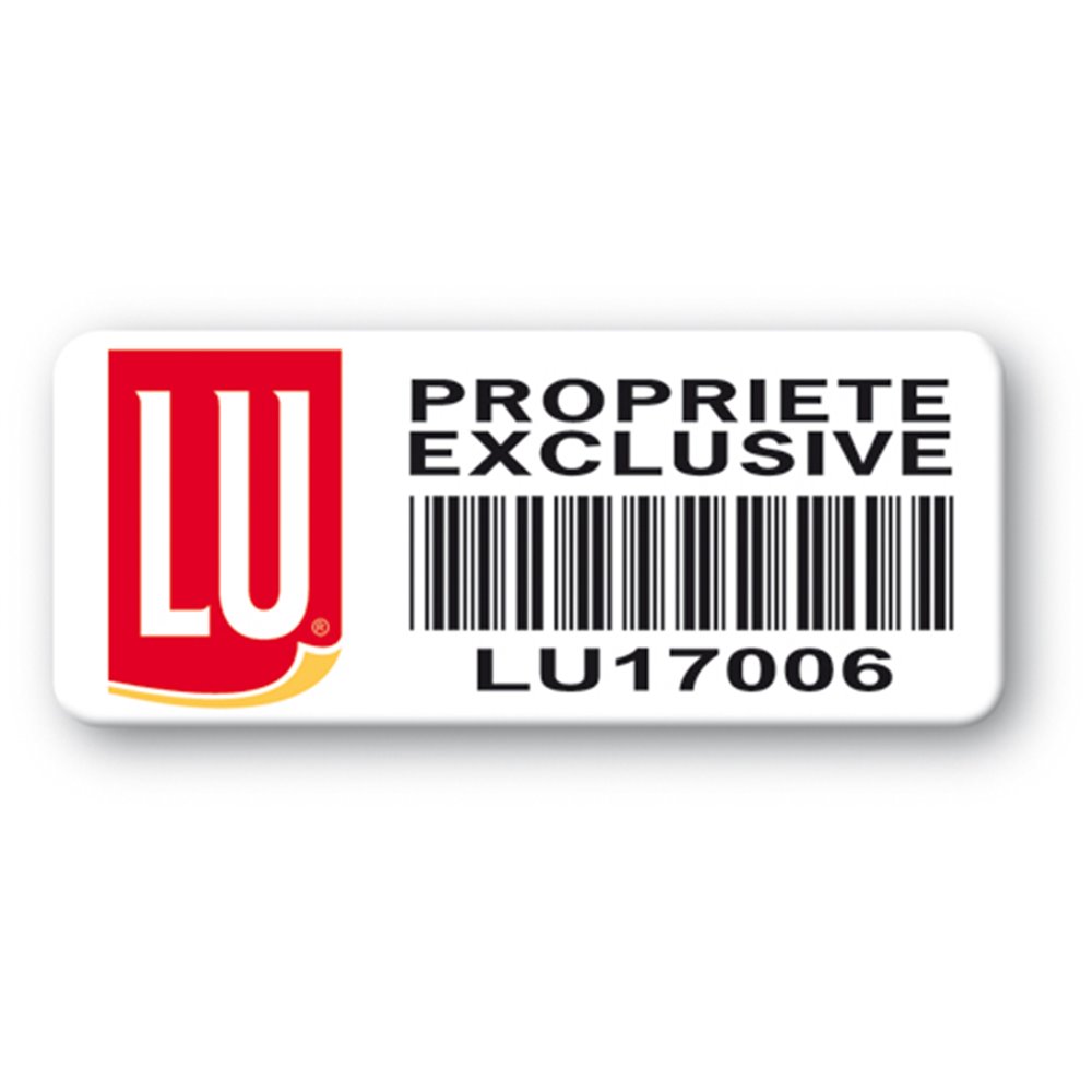 Etiquette polyester double-adhésif 3M protégée pré-imprimée Etiquette polyester double-adhésif 3M protégée pré-imprimée