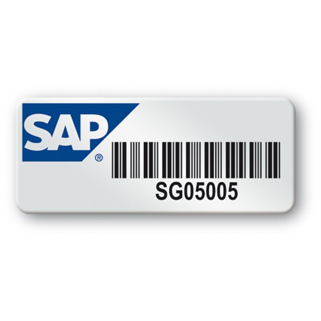 pre printed protected heavy duty asset tag colored logo sap barcode pre printed protected heavy duty asset tag colored logo sap barcode