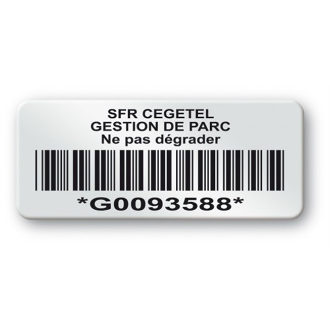 pre printed protected heavy duty asset tag colored logo sfr cegetel barcode en pre printed protected heavy duty asset tag colored logo sfr cegetel barcode en