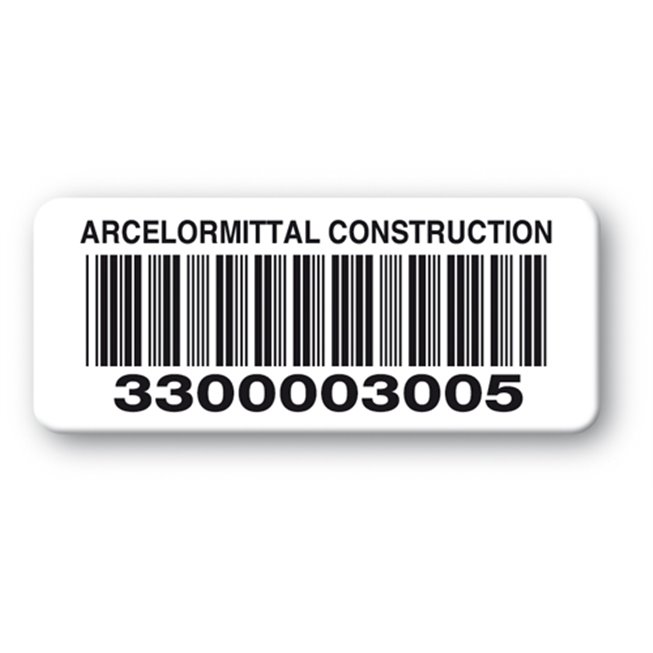 etiquette arcelormittal code barre