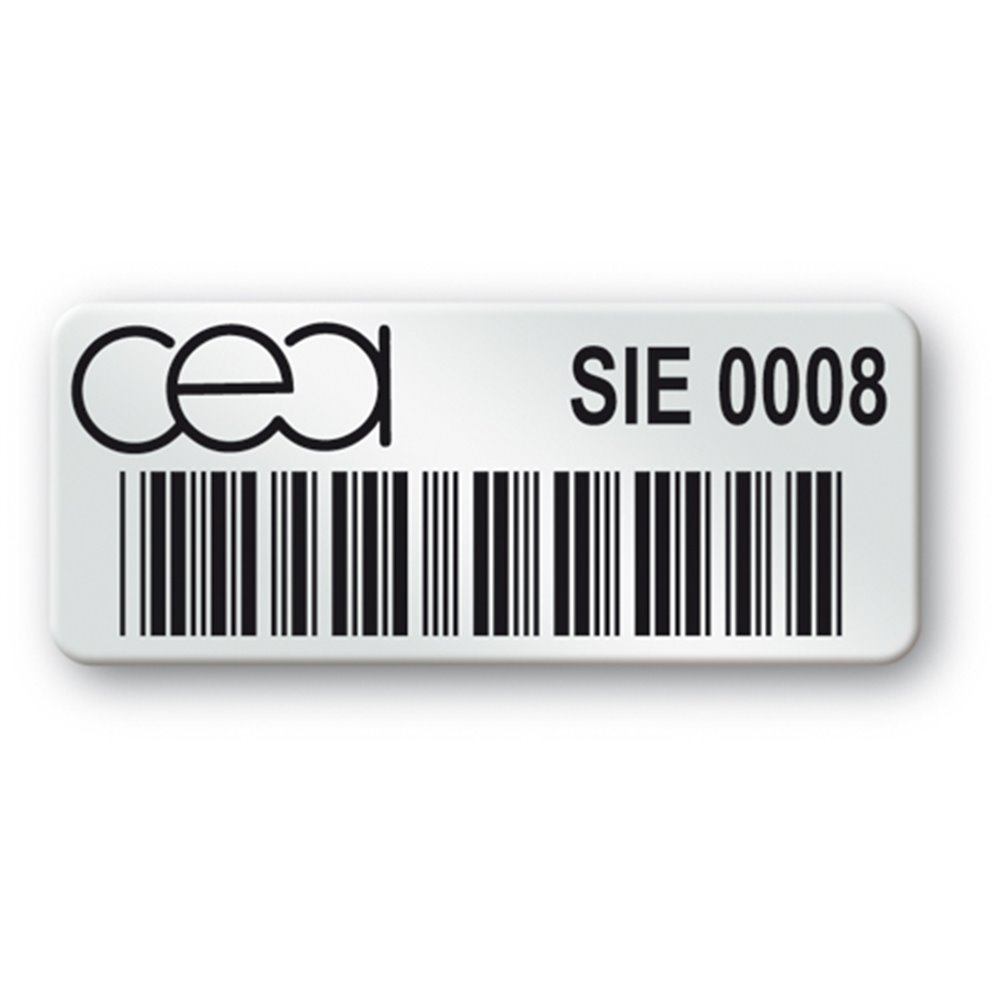 etiquette cea logo code barre
