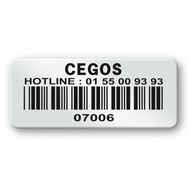 etiquette cegos code barre super resistante