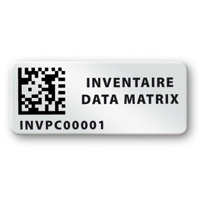 etiquette data matrix qr code super resistante