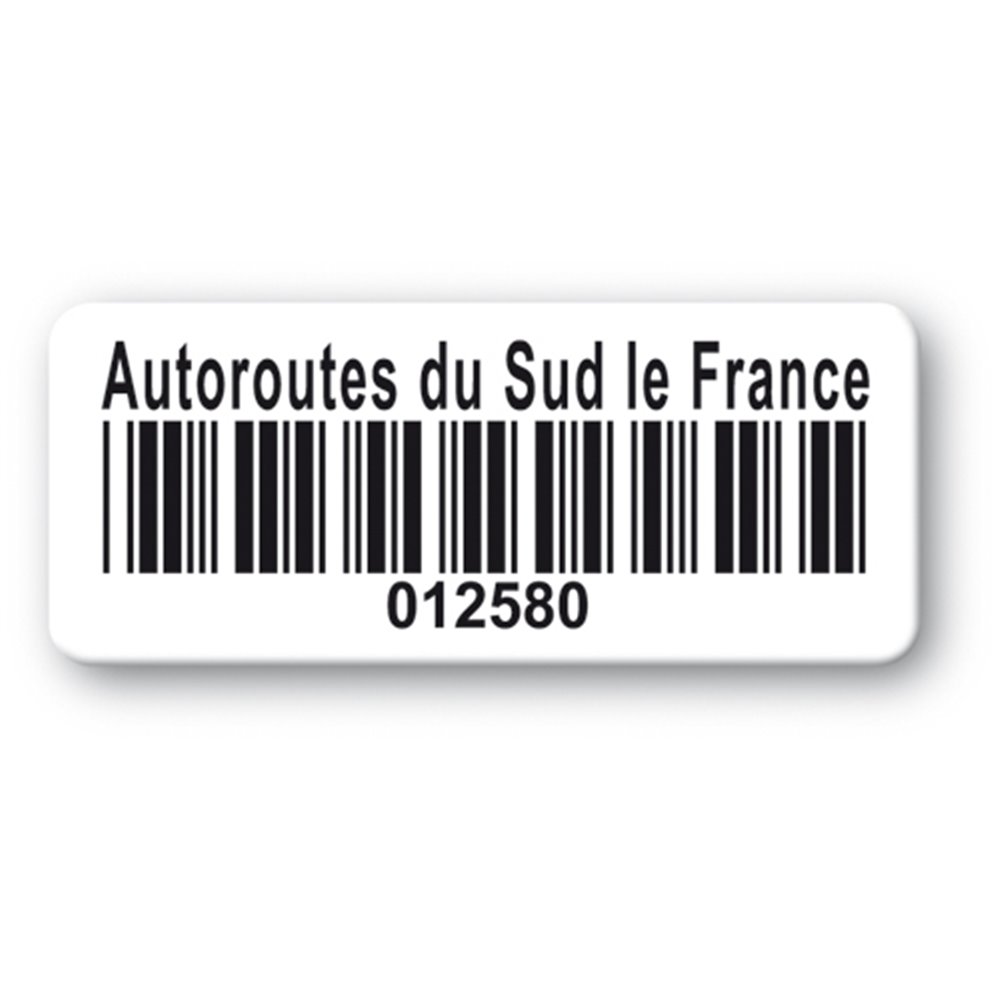 pre printed protected asset tag south france barcode resistant