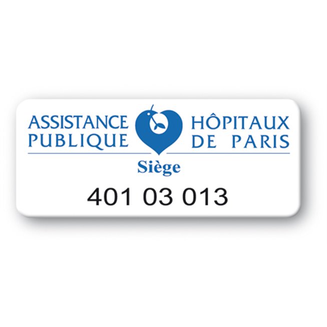 pre printed protected asset tag public assistance paris hospital logo en pre printed protected asset tag public assistance paris hospital logo en