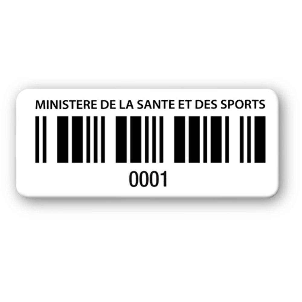 etiquette ministere de la sante et des sports code barre