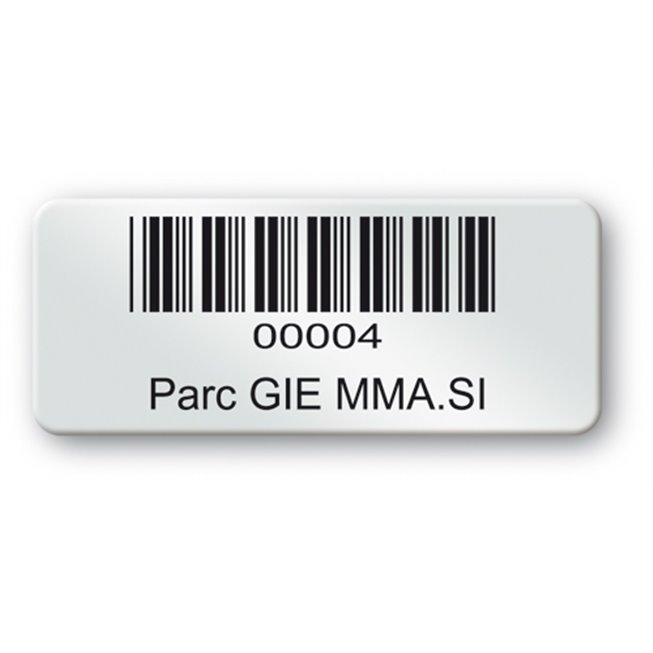 etiquette  parc gie mma code barre