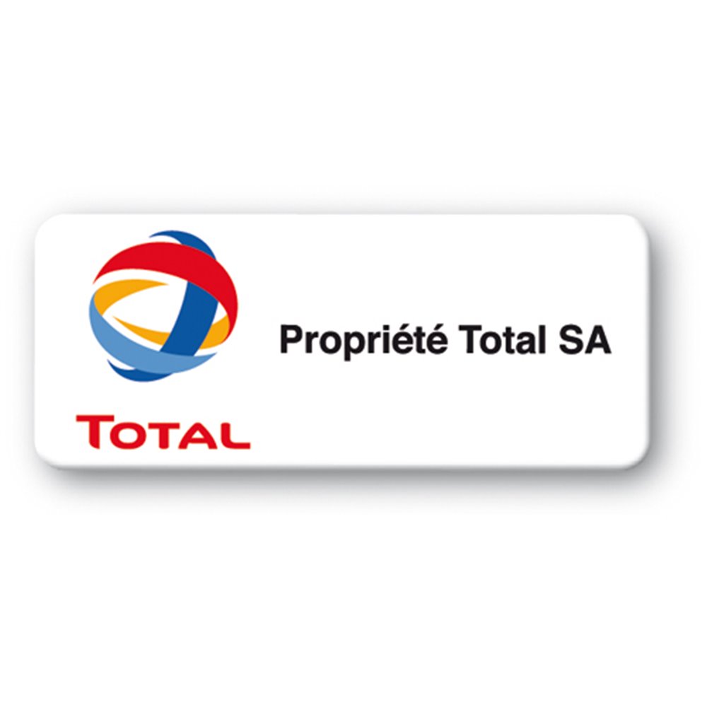 etiquette total logo ultra resistante