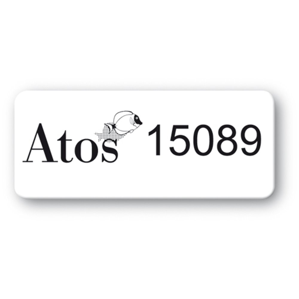 customized reinforced polyethylene asset label atos reference number en