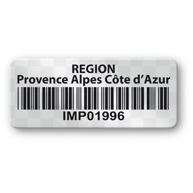 etiquette void region cote d azur code barre