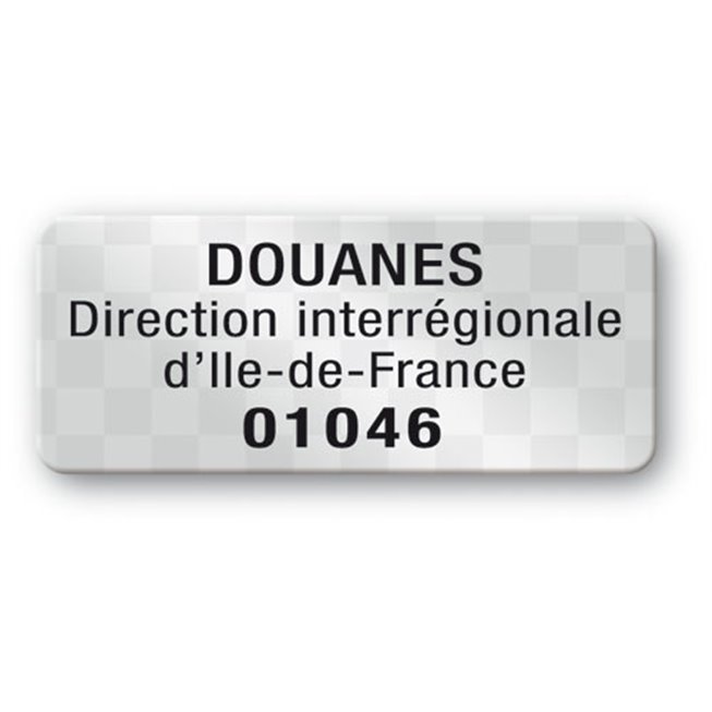 void asset label douanes il de france reference en