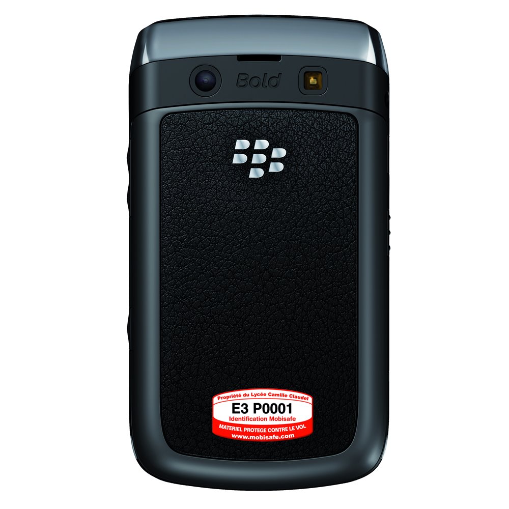 sbe custom mobisafe antitheft label on mobilephone en