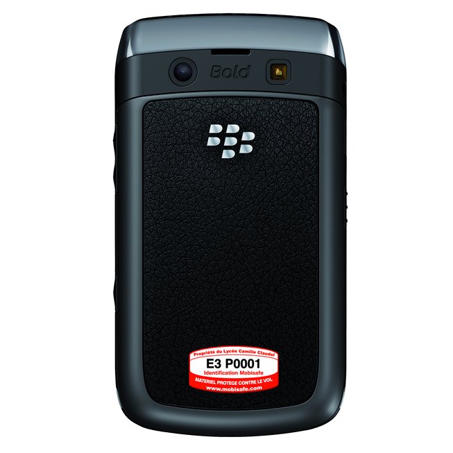 antivol telephone mobisafe posee sur mobile