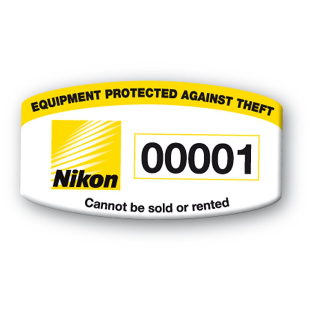 custom mobisafe antitheft label nikon logo reference en
