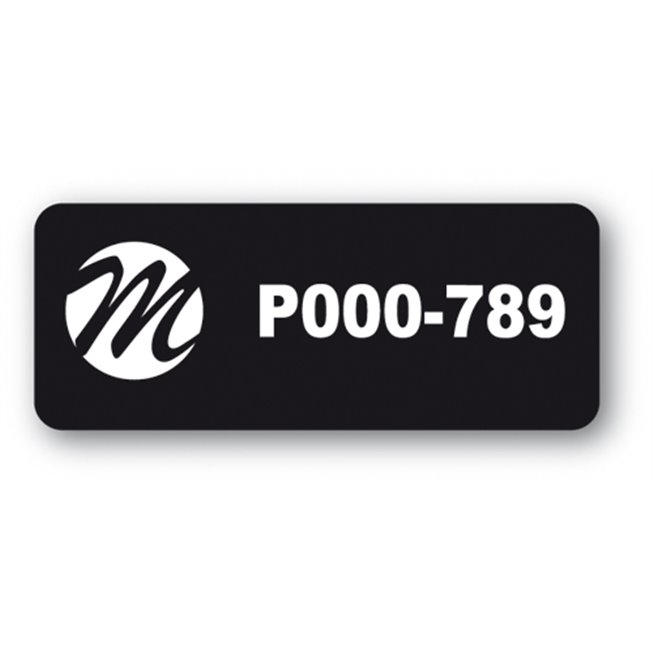 destructible forgery proof tesa secure acrylate black asset label