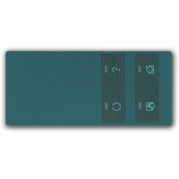 face avant et tableau de bord polycarbonate couleur verte fr