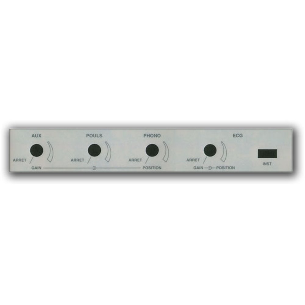 face avant et tableau de bord polycarbonate gris robuste