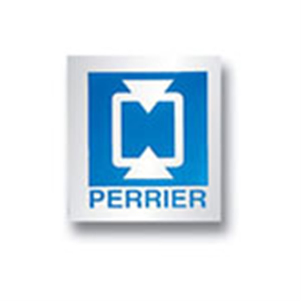 plaque constructeur aluminium personnalisee perrier logo