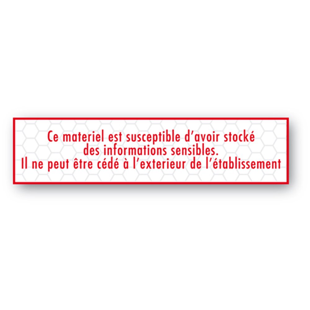 custom tamper evident security seal secret etablissement en