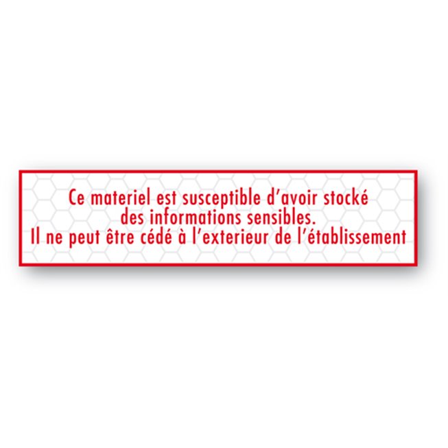 etiquette scelle securite anti effraction personnalisee secret etablissement