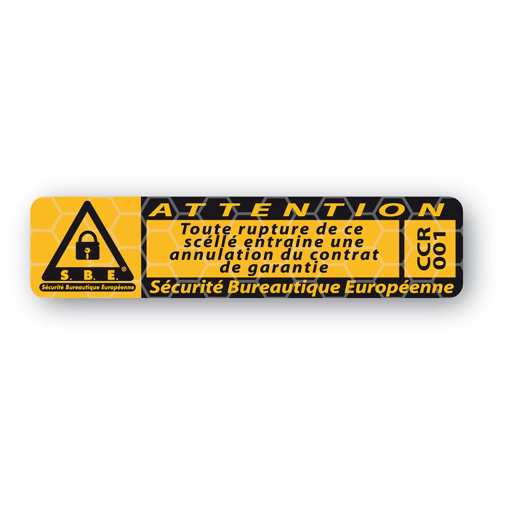 custom tamper evident security seal sbe en