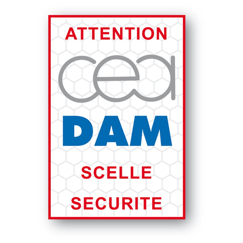 etiquette scelle securite anti effraction personnalisee cea dam
