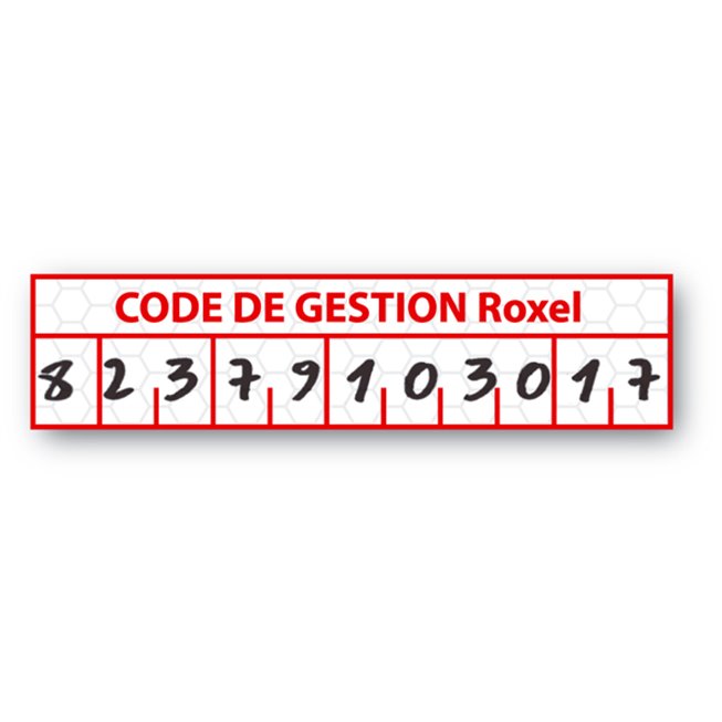 etiquette scelle securite anti effraction personnalisee code de gestion roxel