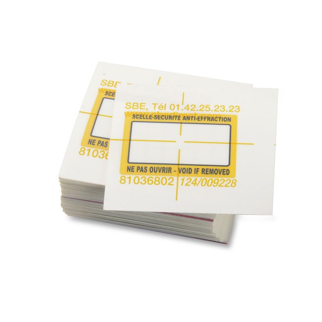 stack of safetech anti fraud labels